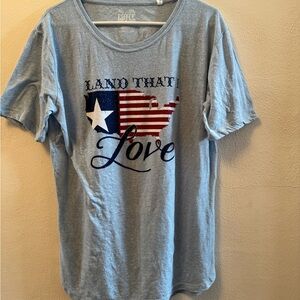 Royce Brand Light Blue 'Land That I Love' Short Sleeve Tee 2XL